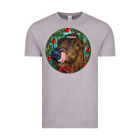Vintage Zinc Longhorn Cow Christmas Vintage Tee - RanaPortraitStore