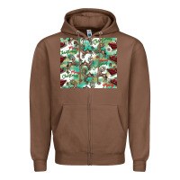 Chestnut christmas magic pattern Zipper Hoodie - CowhideDigitalArt