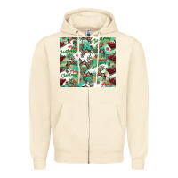 Sandshell christmas magic pattern Zipper Hoodie - CowhideDigitalArt