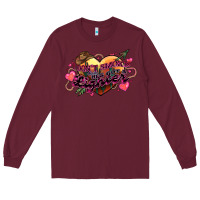 Burgundy I don't smoke but he's got a lighter Long Sleeve Tee - HowdyJamesFarm