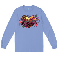 Colony Blue I don't smoke but he's got a lighter Long Sleeve Tee - HowdyJamesFarm