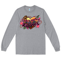 Heather Grey I don't smoke but he's got a lighter Long Sleeve Tee - HowdyJamesFarm
