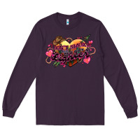 Plum I don't smoke but he's got a lighter Long Sleeve Tee - HowdyJamesFarm