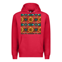 Cardinal native american aztec seamless pattern 2 Premium Hoodie - BundleAndBundleShop