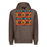 Coffee native american aztec seamless pattern 2 Premium Hoodie - BundleAndBundleShop