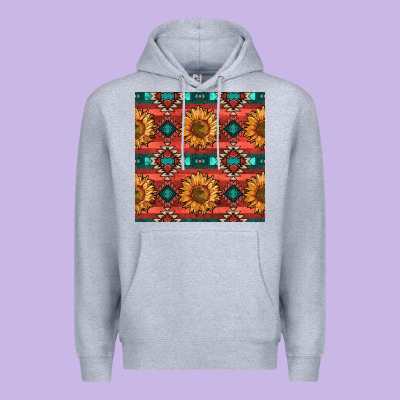 Native American Aztec Seamless Pattern 2 Premium Hoodie Designed By Bundleandbundleshop