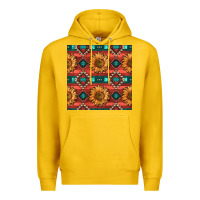 Lemon native american aztec seamless pattern 2 Premium Hoodie - BundleAndBundleShop
