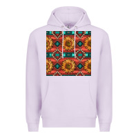 Lilac native american aztec seamless pattern 2 Premium Hoodie - BundleAndBundleShop