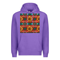 Purple native american aztec seamless pattern 2 Premium Hoodie - BundleAndBundleShop