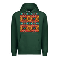 Sports Green native american aztec seamless pattern 2 Premium Hoodie - BundleAndBundleShop