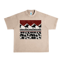 French Oak cowgirl with cowhide Urban Heavy Tee - TumblerDesignByShophia