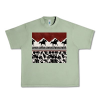 Oil Green cowgirl with cowhide Urban Heavy Tee - TumblerDesignByShophia