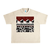 Sandshell cowgirl with cowhide Urban Heavy Tee - TumblerDesignByShophia