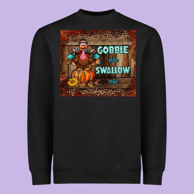 Gobble Me Swallow Me Tumbler Heavyweight Sweatshirt Designed By Bundleandbundleshop