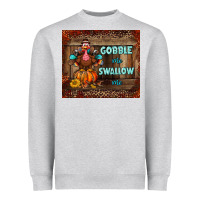 Heather Grey gobble me swallow me tumbler Heavyweight Sweatshirt - BundleAndBundleShop