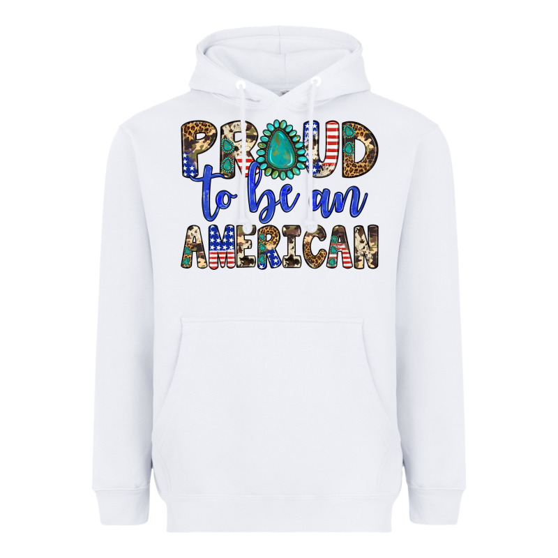 Proud To Be An American Heavyweight Hoodie by Artiststas | Teevron