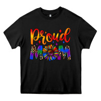Black proud mom Heavy Core Tee - JahusDesignShop