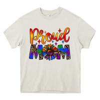 Cream proud mom Heavy Core Tee - JahusDesignShop
