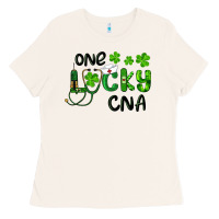 Bone St. Patrick's Day One Lucky Cna Ladies Tee - RanaPortraitStore