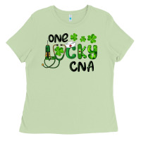 Matcha St. Patrick's Day One Lucky Cna Ladies Tee - RanaPortraitStore