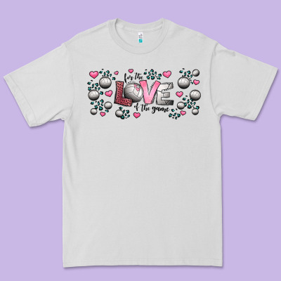 For The Love Of The Game  Volleyball Premium Tee Designed By Jasminsmagicworld