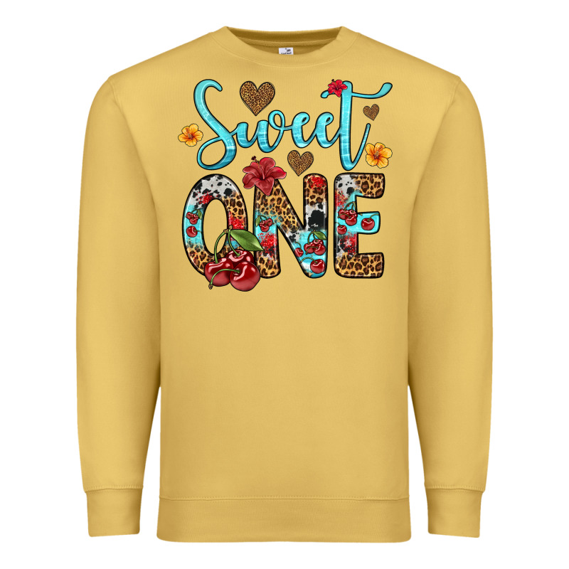Sweet One Cherry Premium Sweatshirt by Artiststas | Teevron