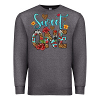 Charcoal Heather sweet one cherry Premium Sweatshirt - Artiststas