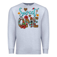 Heather Grey sweet one cherry Premium Sweatshirt - Artiststas
