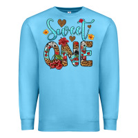 Ocean Blue sweet one cherry Premium Sweatshirt - Artiststas
