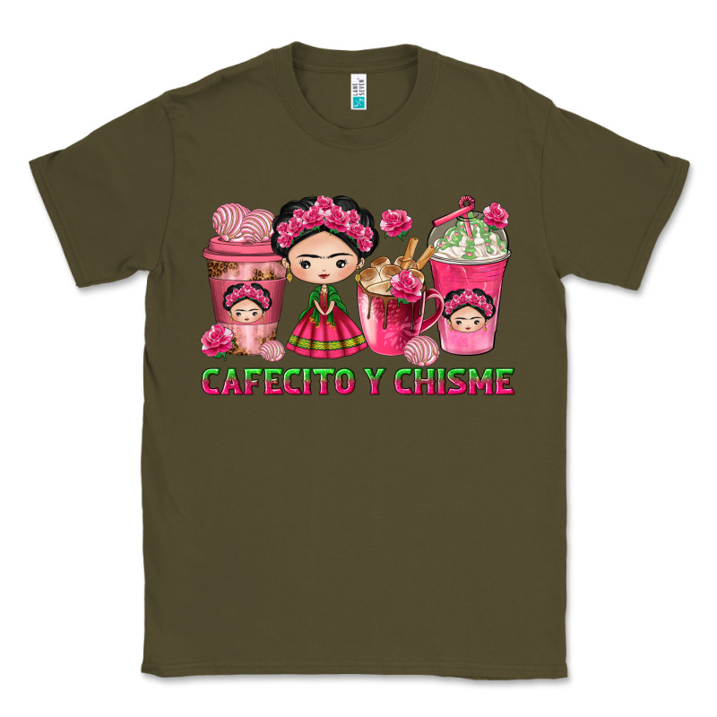 Cafecito Y Chisme Coffee Cups Classic Tee by texasbilliewilder | Teevron