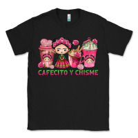 Black Cafecito y Chisme Coffee Cups Classic Tee - texasbilliewilder
