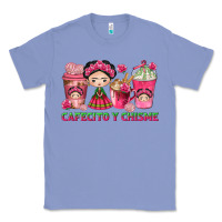 Colony Blue Cafecito y Chisme Coffee Cups Classic Tee - texasbilliewilder