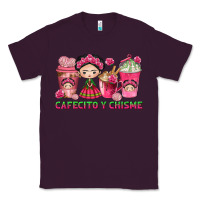 Plum Cafecito y Chisme Coffee Cups Classic Tee - texasbilliewilder