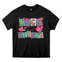 Black hugs and kisses Heavy Core Tee - LillyAllenDesigns