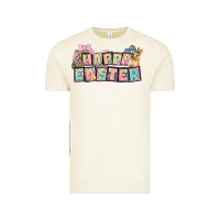 Vintage Arctic Happy Easter plate letters Easter Day Vintage Tee - HowdyJamesFarm