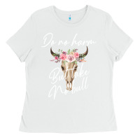 White Do No Harm But Take No Bull Ladies Tee - Bettercallsaul