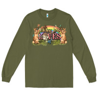 Army Green Oh how he loves us cross Easter Day Long Sleeve Tee - HowdyJamesFarm