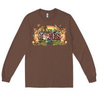 Chestnut Oh how he loves us cross Easter Day Long Sleeve Tee - HowdyJamesFarm