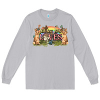 Moon Dust Oh how he loves us cross Easter Day Long Sleeve Tee - HowdyJamesFarm