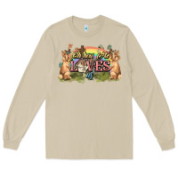 Mushroom Oh how he loves us cross Easter Day Long Sleeve Tee - HowdyJamesFarm
