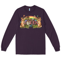 Plum Oh how he loves us cross Easter Day Long Sleeve Tee - HowdyJamesFarm