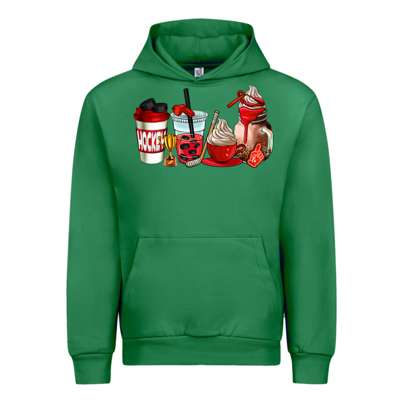 Hockey Coffee Cups Urban Hoodie by AdoDesignShop | Teevron