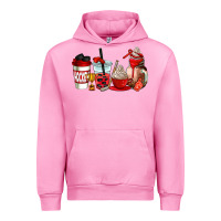 Fuchsia Pink hockey coffee cups Urban Hoodie - AdoDesignShop
