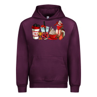 Mauve Wine hockey coffee cups Urban Hoodie - AdoDesignShop