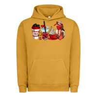 Pigment Peanut Butter hockey coffee cups Urban Hoodie - AdoDesignShop