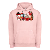 Pigment Salmon hockey coffee cups Urban Hoodie - AdoDesignShop