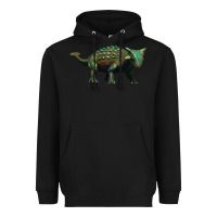 Black ankylosaurus Heavyweight Hoodie - Artiststas