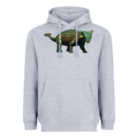 Heather Grey ankylosaurus Heavyweight Hoodie - Artiststas