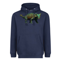 Navy ankylosaurus Heavyweight Hoodie - Artiststas