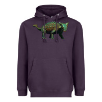 Plum ankylosaurus Heavyweight Hoodie - Artiststas